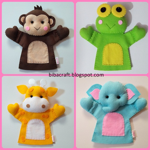 Biba Craft Collection Hand Puppets