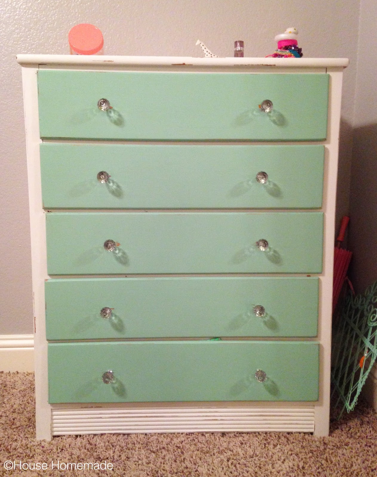 House Homemade A Finished Girly Dresser Makeover