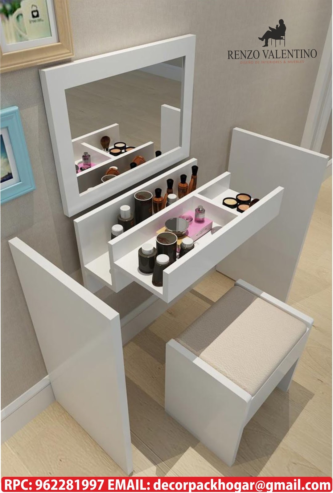 DISEÑOS FABRICACION DE CLOSET COCINA Y MUEBLES DE OFICINA RPC