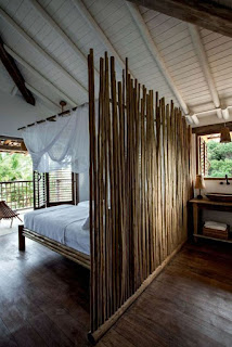 gambar sekat ruangan minimalis dari bambu