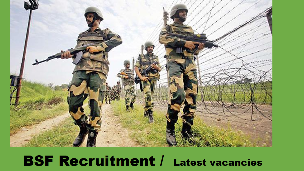 BSF Recruitment 2020 317 Vacancies Sub Inspector (Master), Sub