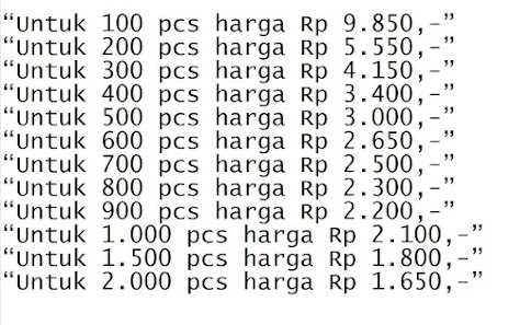 harga undangan pernikahan unik