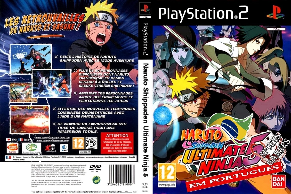 O Naruto Storm 3 de PS2 ( ISO modificada ) do Naruto Shippuden