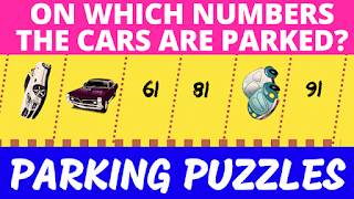 In these Visual Lateral Thinking Puzzles, your challenge is to find the number on which vehicles are parked.