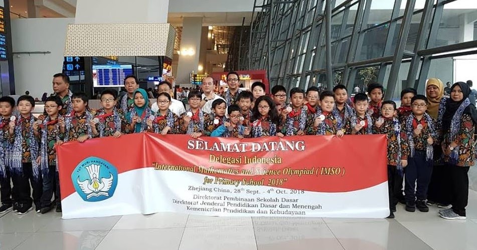 Pelajar SD Indonesia Boyong 23 Medali pada Olimpiade Matematika dan