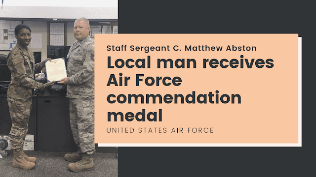 Local man receives Air Force commendation medal
