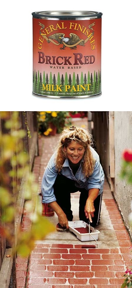 Painting concrete sidewalk