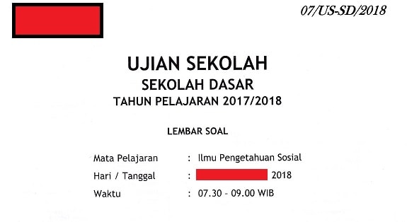 Soal Ujian Sekolah Us Ips Kelas 6 Sd Plus Uraian