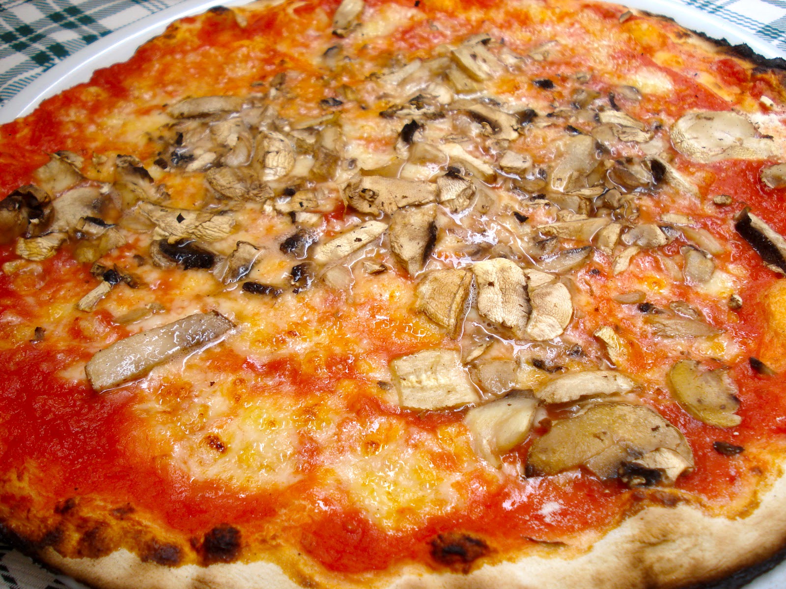Pizza Con Funghi — Rezepte Suchen