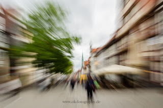 Hameln City Weserbergland Fotokunst ICM Zoomeffekt