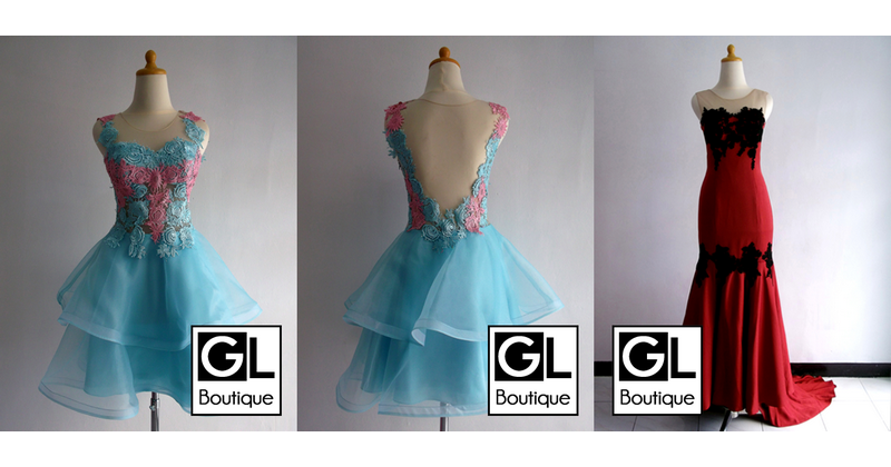 MODEL BAJU PESTA SIFON KOMBINASI RENDA<br/>Pasirendah<br/>