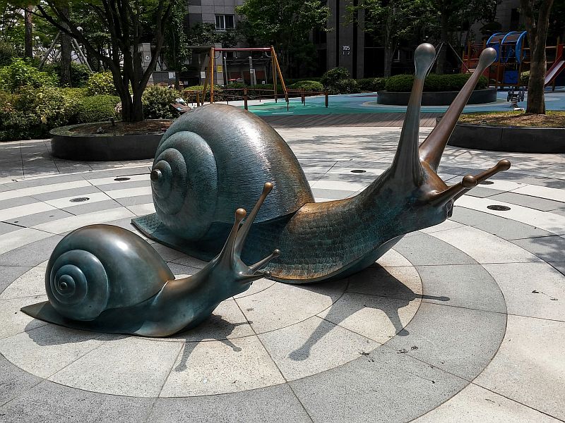 Un caracol con esperanzas y sueños. Seúl. Fuente: Google Search.