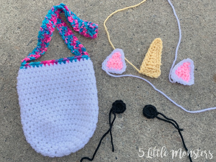 unicorn bag crochet pattern