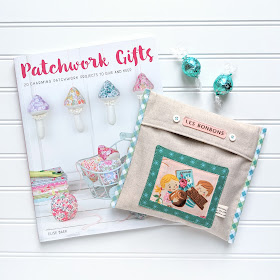 Patchwork Gifts Eco Friendly Snack Bag sewn by Heidi Staples of Fabric Mutt