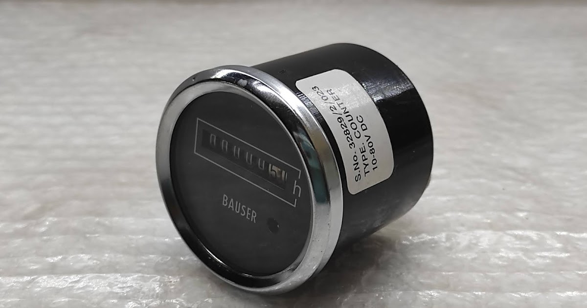 BAUSER COUNTER MODULE HOUR METER 1080V DC