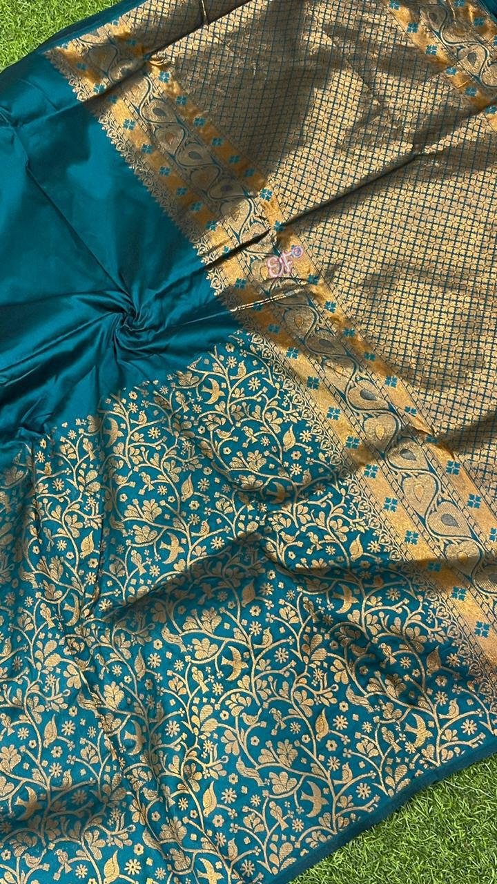 Latest smooth semi silk sarees