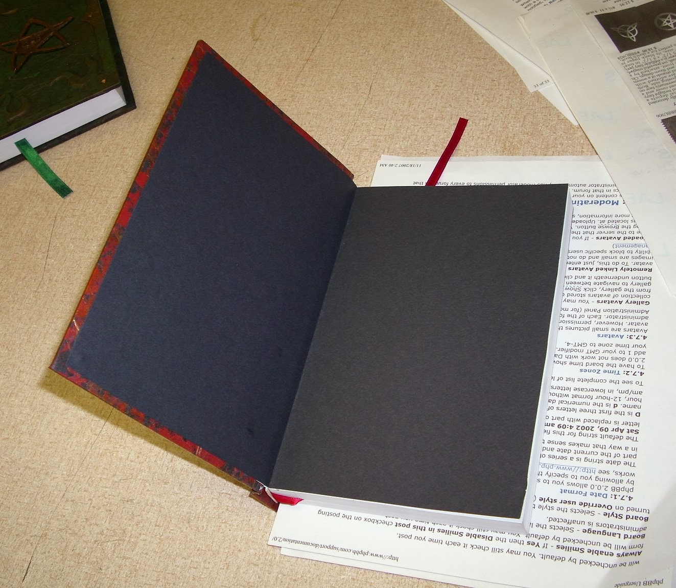 MRX Designs: Book Binding with Double End Papers