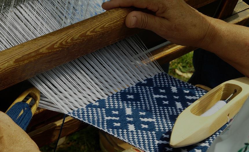 weaving loom o que é Weefgetouw traditioneel dichte omhooggaand - Paper ...