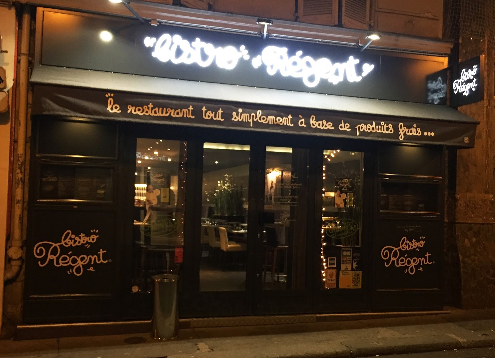 Le Bistro Régent, la formule du succès Ny in Paris