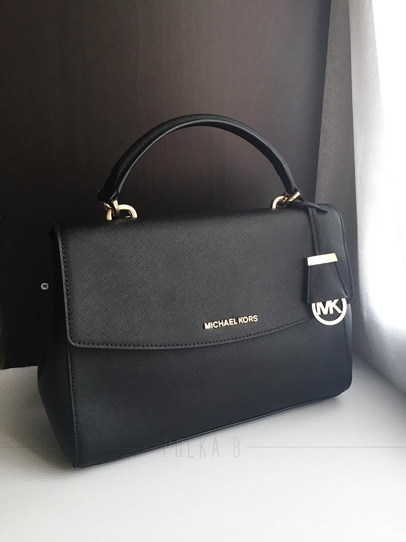 Michael kors ava medium black Clearance