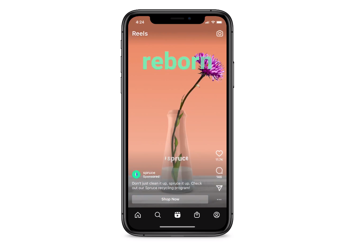 Instagram has now started rolling out advertising on Reels globally / Digital Information World