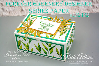 Forever Fern Stamp Set, Forever Greenery Designer Series Paper, Forever Gold Laser Cut Specialty Paper, Sneak Peek, Rick Adkins, Stampin' Up!