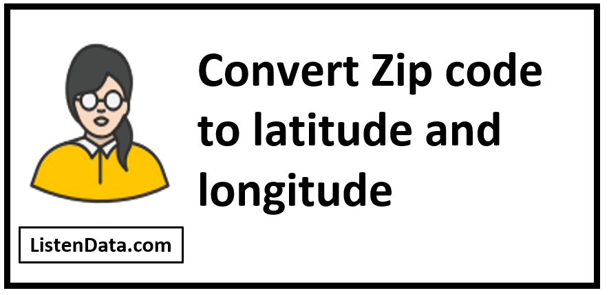 Zip code to latitude and longitude