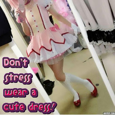 Wear a cute dress Sissy TG Caption - Hard TG Caps - Crossdressing and Sissy Tales and Captioned images