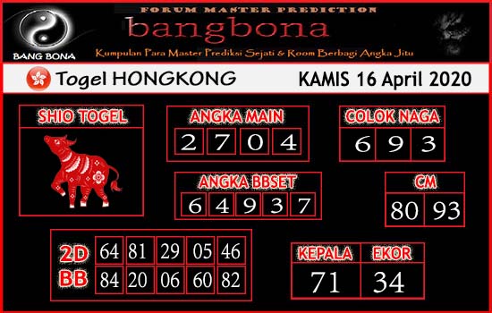 Prediksi Togel Hongkong Kamis 16 April 2020 Master Prediksitogel Jp Prediksi Togel Hongkong Kamis 16 April 2020 Master Prediksitogel Jp