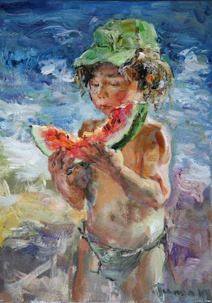 Туман Жумабаев 1962 | Russian Impressionist painter