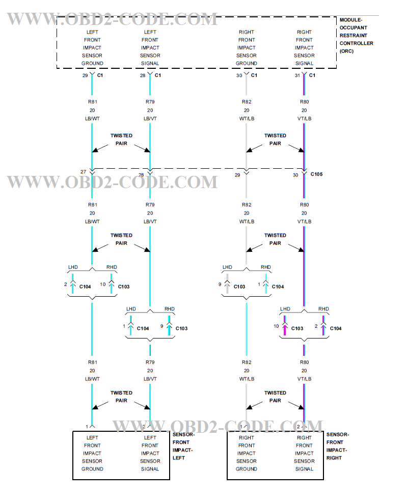 U0170 Lost Communication W/UP Front Left Satellite Acceleration Sensor