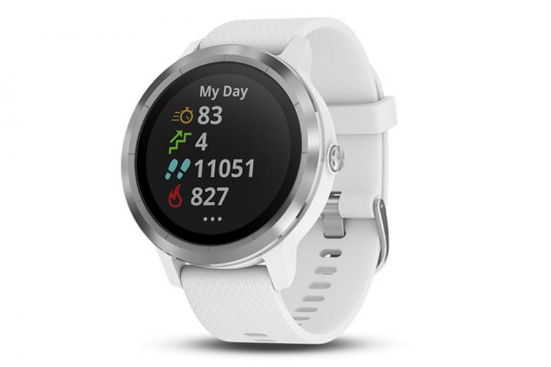 Đồng hồ thông minh Garmin Vivoactive 3, SEA, Trắng, Silicone, Thép không gỉ 70271636 – Hàng chính hãng