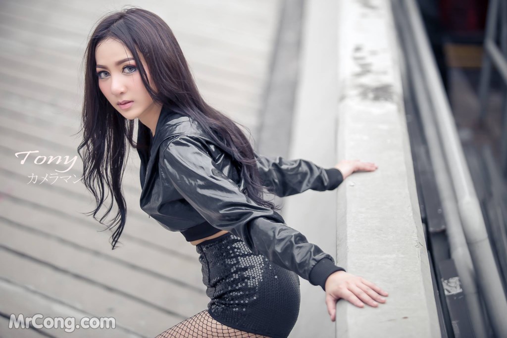 Sexy Kornrachaphat Sugas Jabjai in a bold black outfit (18 photos)