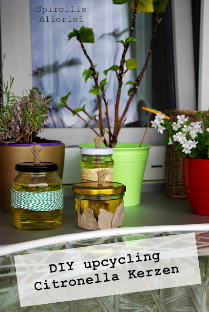 DIY Upcycling - Citronella Lampen aus alten Schraubgläsern • Einfach Elsa
