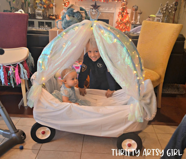 Thrifty Artsy Girl: Halloween Princess Costume: DIY Light Up Cinderella ...