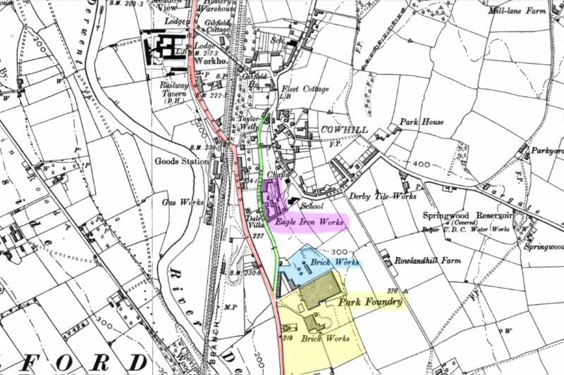East Midlands Named Bricks Belper, Brassington, Loscoe, Wirksworth