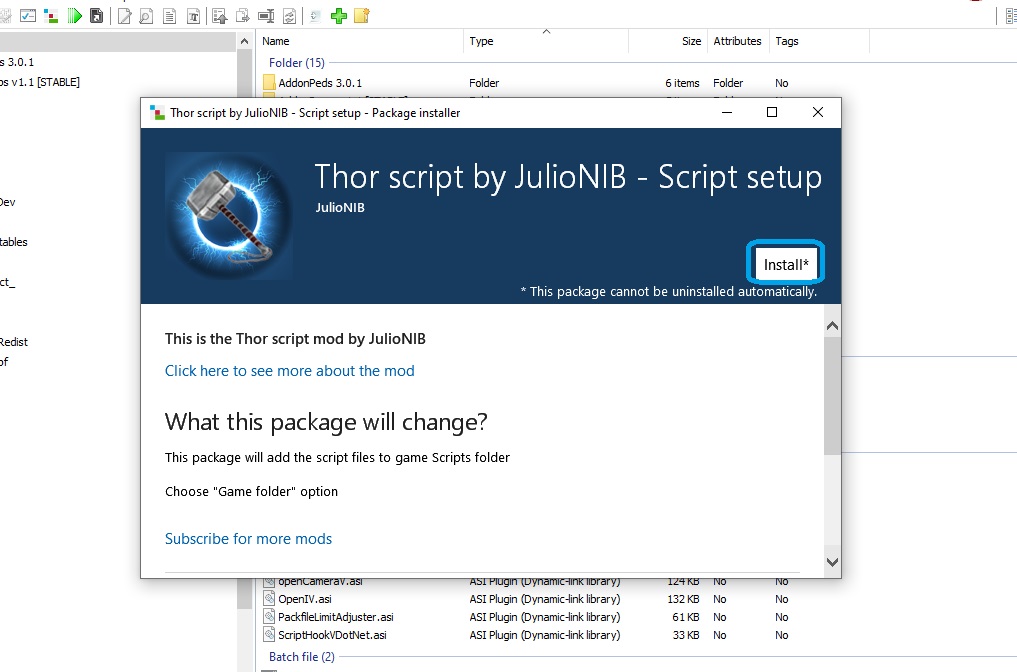 GTA X Scripting - JulioNIB mods: GTA 5 Thor script mod (JulioNIB's)