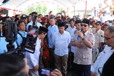 Kunjungan Silahturahmi Ke Jawa Tengah, Capres Prabowo Didampingi Bibit Waluyo