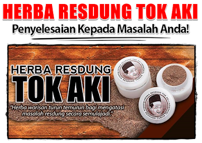 HERBA RESDUNG TOK AKI : HAPUS RESDUNG DALAM MASA 5 MINIT!!! MURAH DAN ORIGINAL