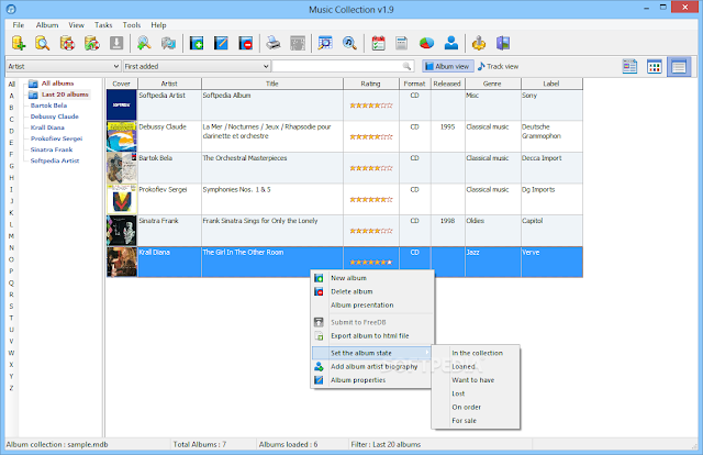 تحميل برنامج صانع البوم الاغاني مجانا Music Collection 2.5.2.0