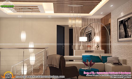 Upper living interior design