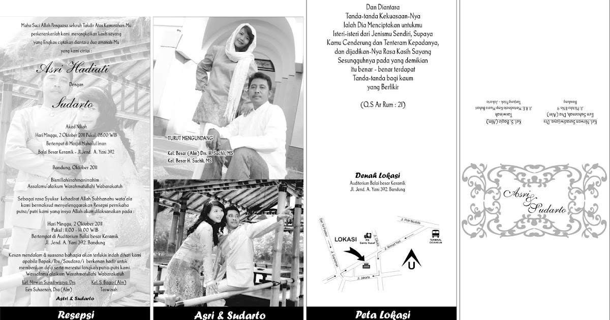 Ukuran Undangan Pernikahan Lipat 2 Surge f