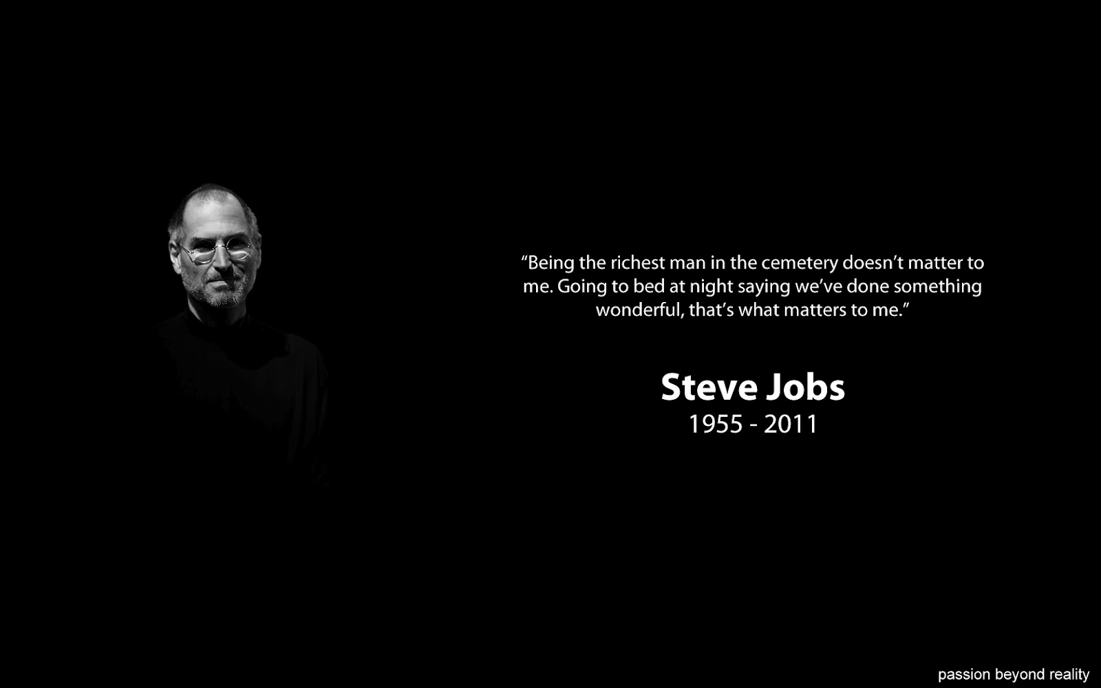 Passion beyond reality: Steve Jobs: A timeline of innovations.