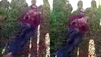 Kenyan Man Caught Stealing Chicken, Forced To Eat It Alive (Gory Video) 