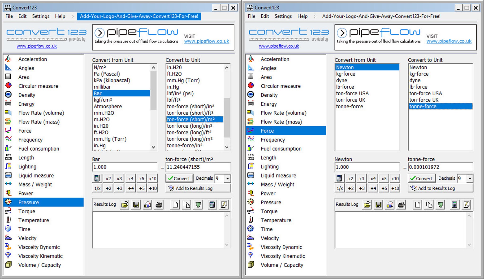density unit conversion calculator
