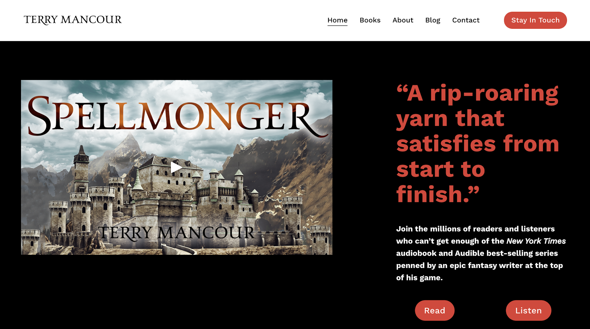 Terry Mancour (Author of Spellmonger)