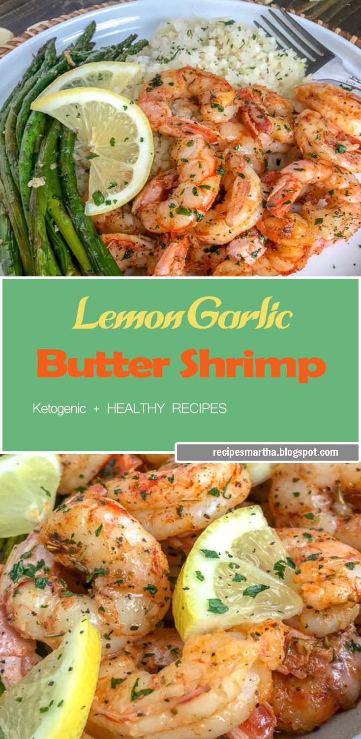 Lemon Garlic Butter Shrimp with Asparagus - Recipes Martha
