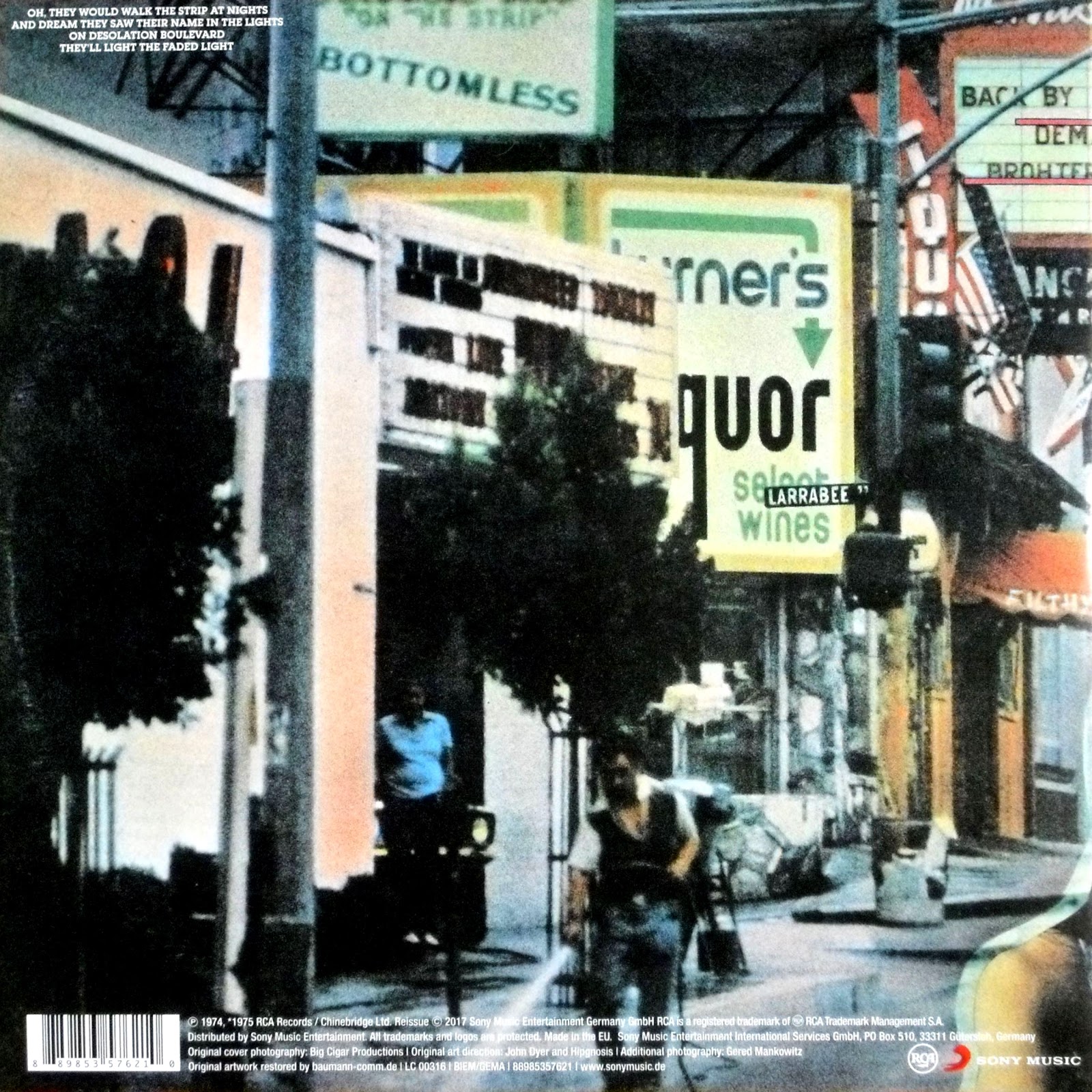 Pink Floyd Ilustrado: 1974 Desolation Boulevard - Sweet