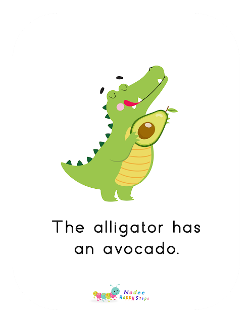 Letter A story for Kids - The Alligator