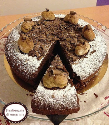 torta castagne e cacao ricetta di pasticceria di casa mia